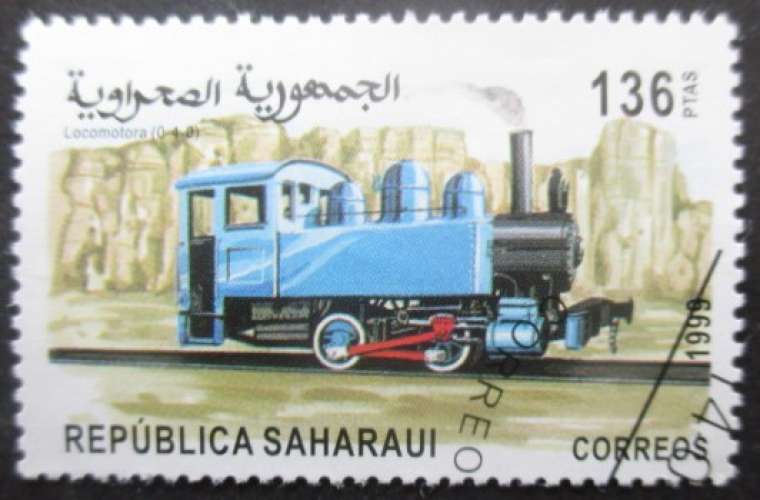 SAHARAUI Locomotive oblitéré