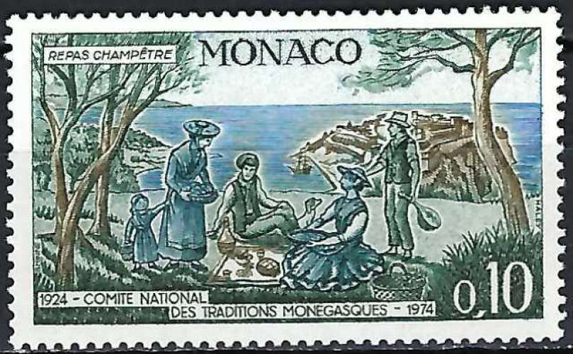 Monaco - 1973 - Y & T n° 939 - MNH