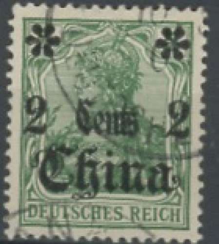 CHINE bureau Allemands oblitéré N° 30