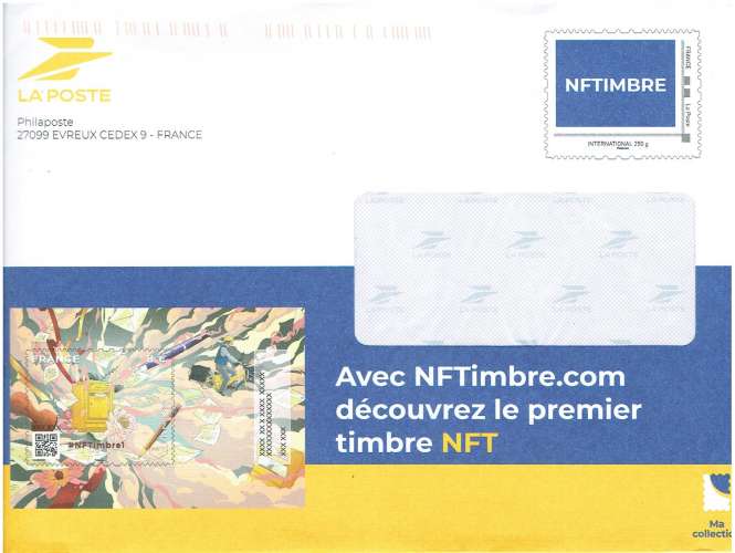 FRANCE 2023 - ENTIER POSTAL MTAM INTERNATIONAL 250G NEUF.