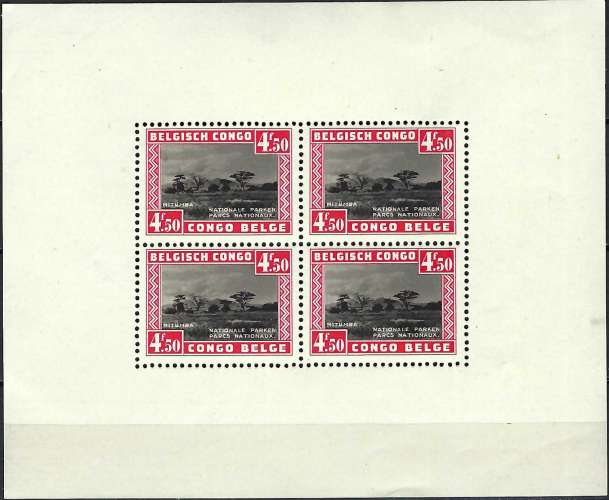 Congo Belge - 1937 - Y & T n° 1 Blocs & feuillets - MNH (traces de fixation)