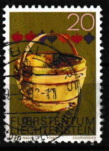 Liechtenstein 1980 YT 688 Obl Seau à traire