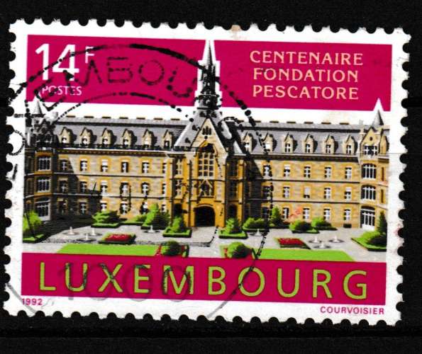 Luxembourg 1992 YT 1238 Obl Centenaire fondation JP Pescatore