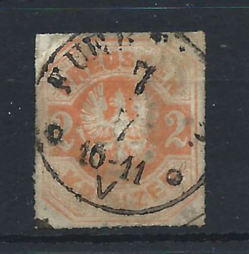 Allemagne - Prusse N°24 Obl (FU) 1867 - Armoiries