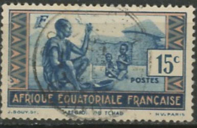 A.E.F. oblitéré N° 38