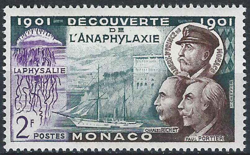 Monaco - 1953 - Y & T n° 394 - MNH