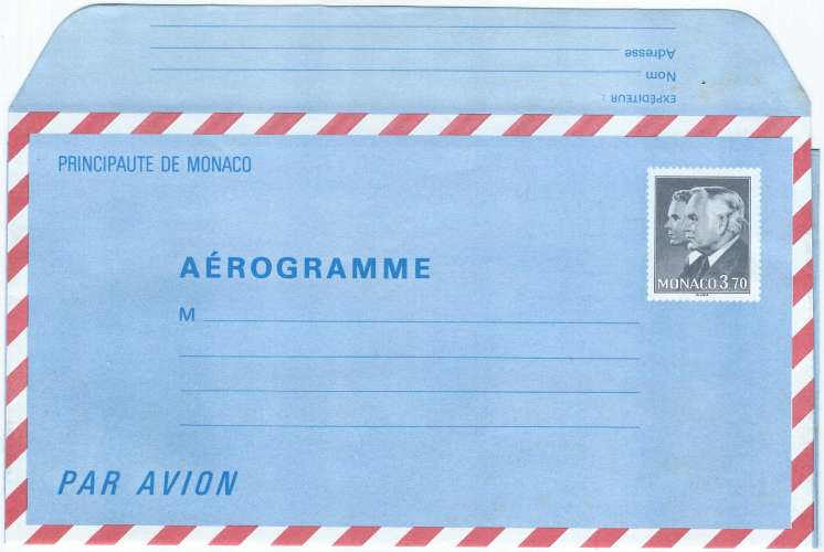 Monaco - 1986 - Y & T n° 507 Aérogramme - MNH