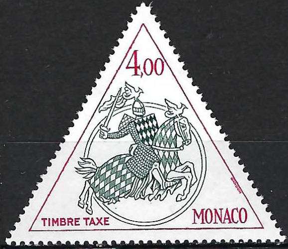 Monaco - 1982 - Y & T n° 72 Timbres-taxe - MNH