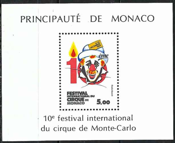 Monaco - 1984 - Y & T n° 29 Blocs & feuillets - MNH (2