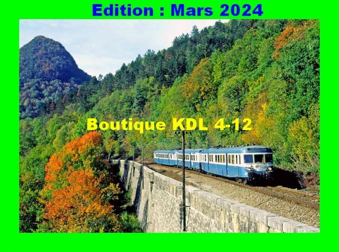 AL 949 - Autorails X 2800 vers Etables commune de SAINT-CLAUDE - Jura - SNCF