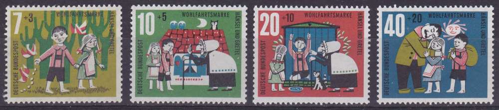 Allemagne RFA 1961 neuf** MNH N° 241 à 244