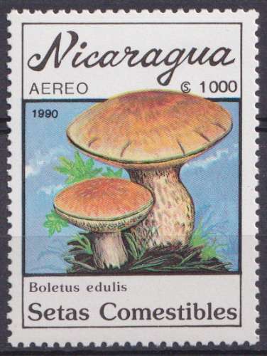 Nicaragua P.A. 1990 Y&T 1315 neuf ** - Champignons 