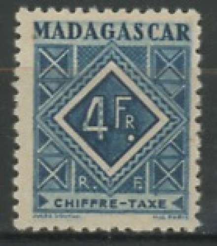 MADAGASCAR  neuf ** N° 37  taxe