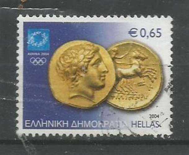 Grèce 2004 - YT n° 2208 - Monnaie olympique - cote 1,50