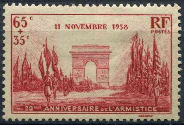 FRANCE 1938 NEUF* charnière N° 403