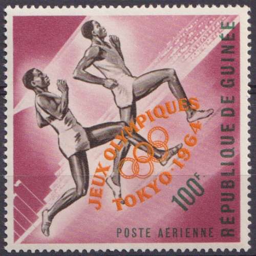 Guinée P.A. 1964 Y&T 45 neuf ** - Jeux olympiques de Tokyo - Course à pied 