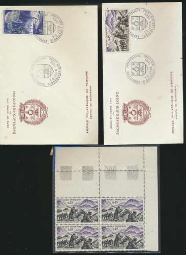 Bagneaux-sur-Loing 1969  lettres et timbres XX