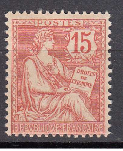  France (1902) Yv. 125 15c Mouchon ** MNH