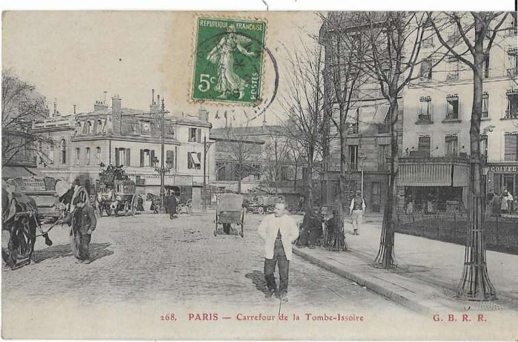 PARIS: Carrefour de la Tombe-Issoire - 268 G.B.R.R.