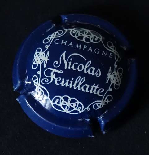 Capsule de champagne Nicolas Feuillate bleu
