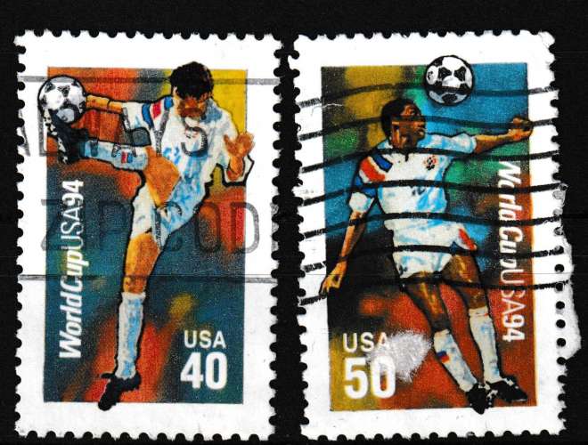 USA 1994 YT 2240-2241 Obl Coupe du monde de football