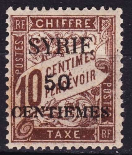 Syrie - Mandat française - Timbres-taxe -  Y&T N° 22**