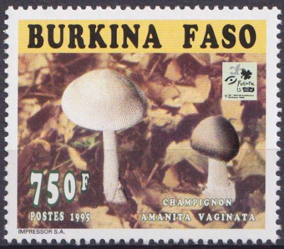 Burkina Faso 1995 Y&T 958 neuf ** - Champignons 