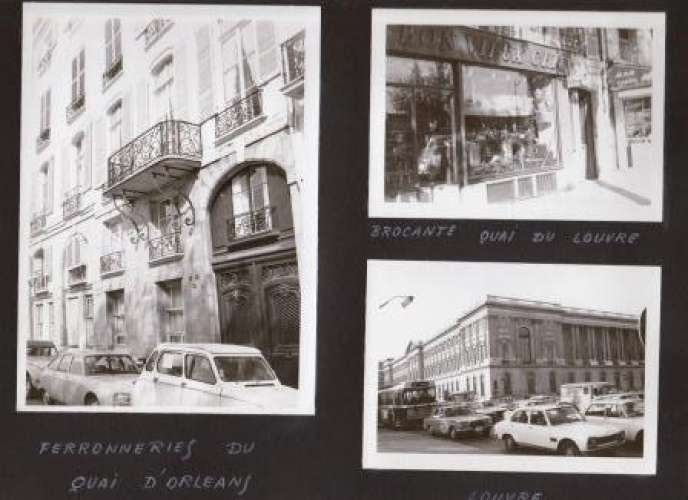 4 Photographies originales Paris et Vieilles voitures en 1975 _PHOT327a&b