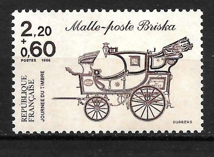 Année 1986 : Y. & T. N° 2410 ** Journée du timbre