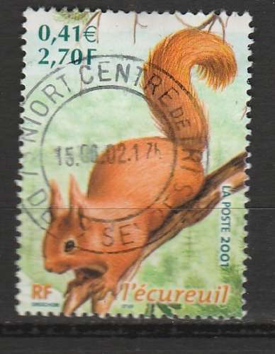 France 2001 YT 3381 Ecureuil