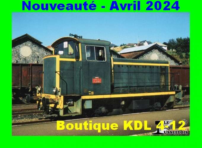 RU 2198 - Locotracteur Y 7240 en gare - USSEL - Corrèze - SNCF