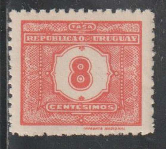 URUGUAY Taxe.-  Y&T  N° 30