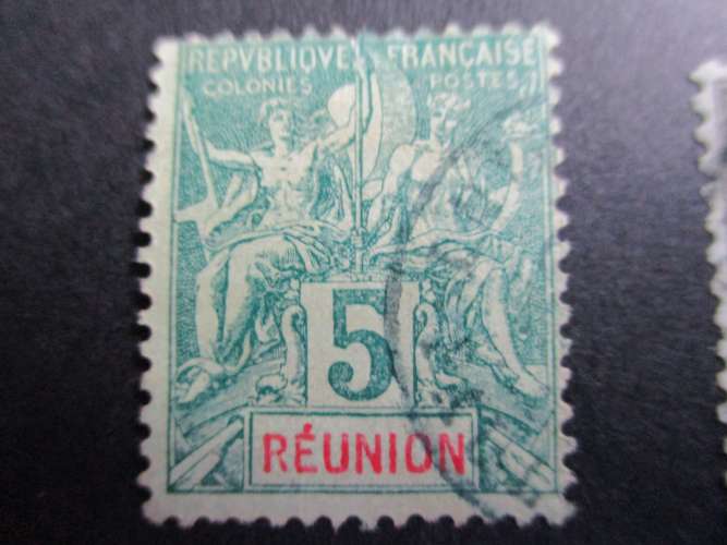 Réunion y & t 35 obl 1892