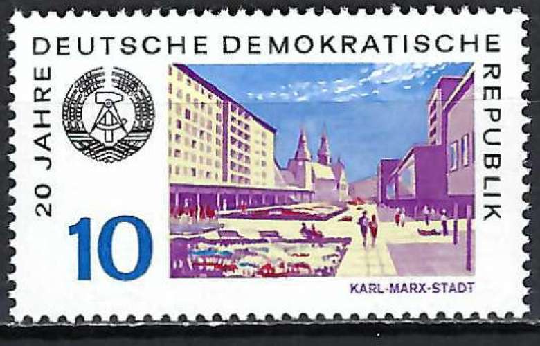 Allemagne Orientale - 1969 - Y & T n° 1201 - MNH