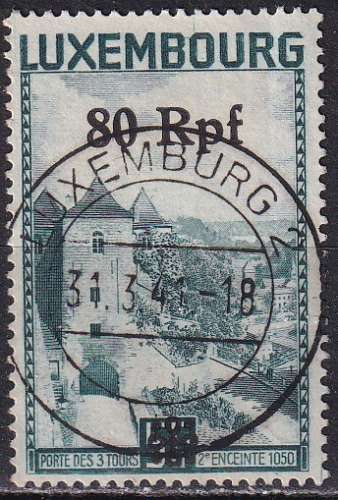 luxembourg ... occ. all. n° 31  obliteré ... 1940