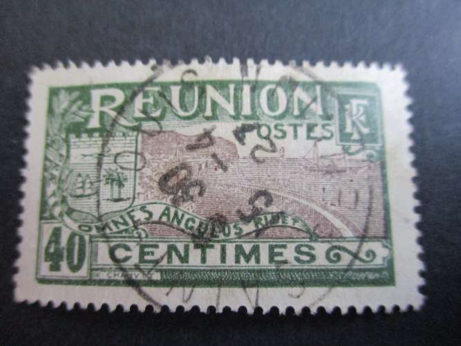 Réunion y & t 91 obl 1922