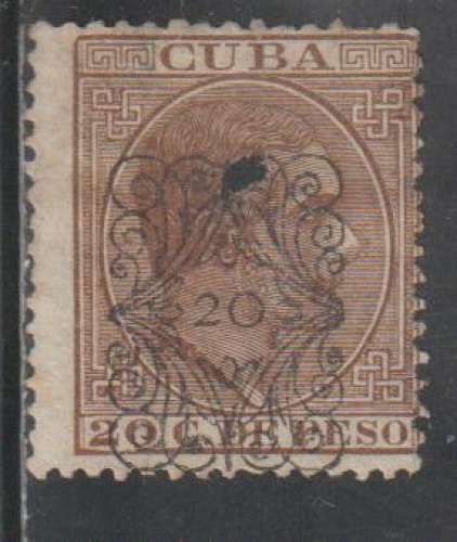 CUBA 1883 - Y&T  N° 54A