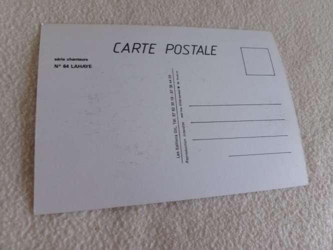 BELLE CARTE...LE CHANTEUR  