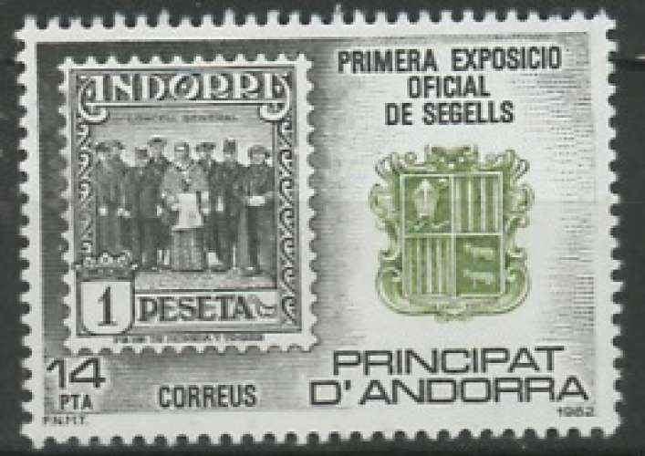 ANDORE ESPAGNOL  neuf ** N° 155