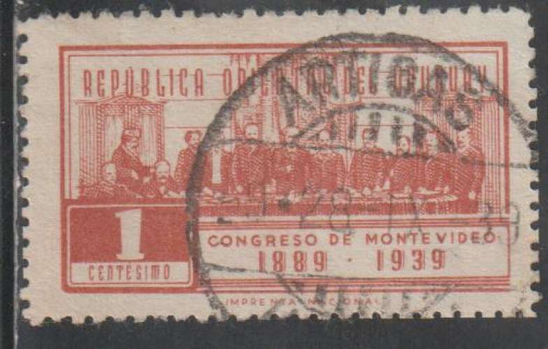 URUGUAY 1939 -  Y&T  N° 505