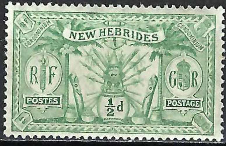 Nouvelles-Hébrides - 1911 - Y & T n° 49 - MNH
