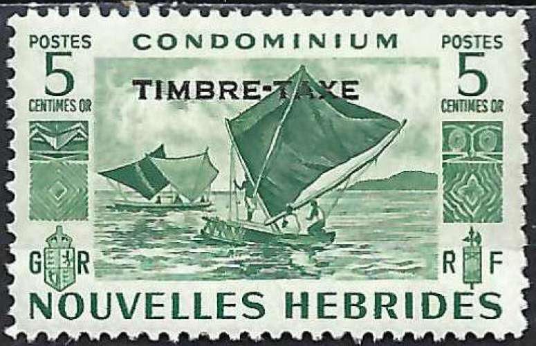 Nouvelles-Hébrides - 1953 - Y & T n° 26 Timbres-taxe - MH