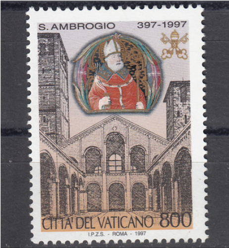 Vatican (1997) - Saint Ambroise ** MNH