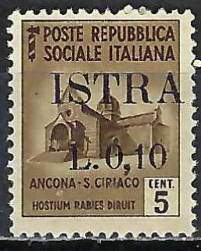 Yougoslavie - Istrie - 1945 - Y & T n° 5 - MNH