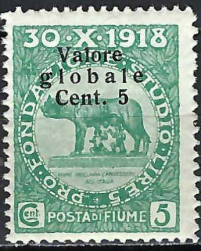 Italie - Fiume - 1919 - Y & T n° 70 - MNH