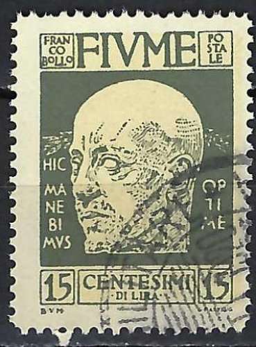 Italie - Fiume - 1920 - Y & T n° 98 - O.