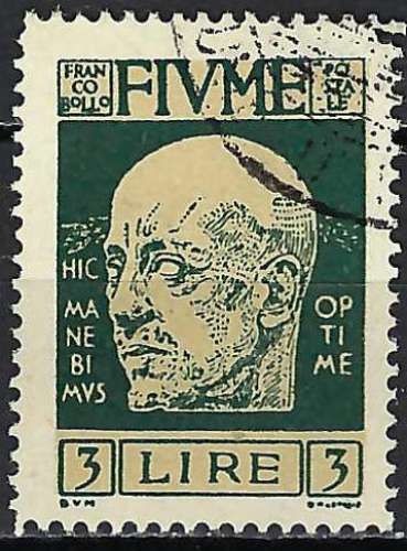 Italie - Fiume - 1920 - Y & T n° 107 - O.
