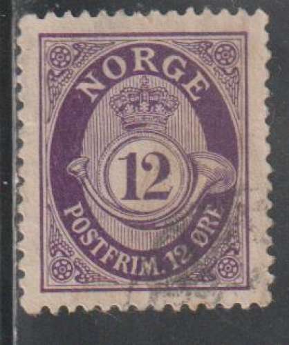 NORVEGE 1910  Y&T N° 74