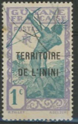 ININI oblitéré N° 1