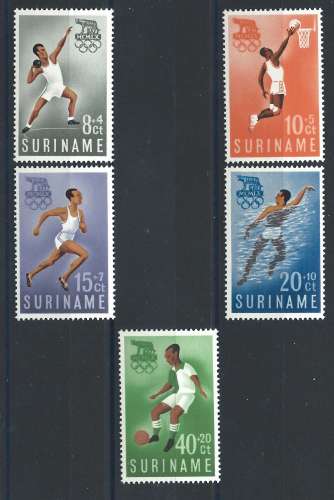 Suriname N°336/40** (MNH) 1960 - J.O de Rome 